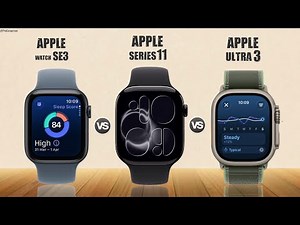 Apple watch SE3 vs Apple Watch Series 11 vs Apple Watch Ultra 3 || Comparison