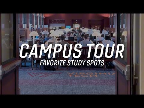 Favorite Study Spots at Virginia Tech | Campus Tour