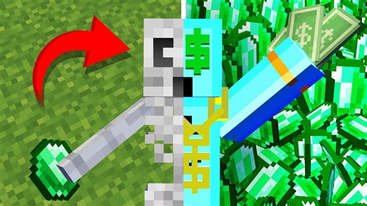 Minecraft but Deaths = Money