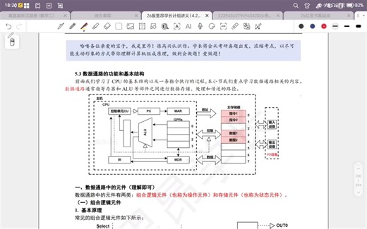 5.3 数据通路的基本结构和功能