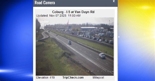 Traffic Alert: motor vehicle crash impacting southbound Interstate 5