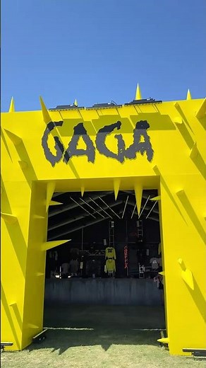 Lady Gaga's pop-up store inside Coachella! #LadyGaga #Coachella #gaga #mayhem