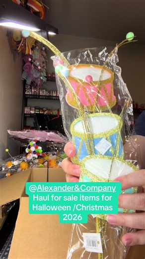 @Alexander & Company for Christmas and Halloween! I can’t wait to use all this cute stuff! Go check them out on live ! #wreath #wreathmaking #smallbusiness #wreaths #doordecor