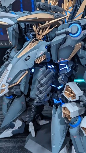 What if Banshee wore the Aluszeus Flight Unit?! 🔥 Custom Gunpla Mixing! #shorts #gunpla