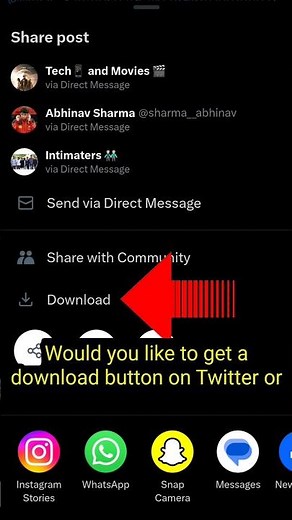 Get Download Button for videos on Twitter or X !