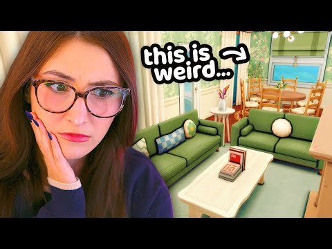 designing a *funky* apartment using new kits in the sims 4