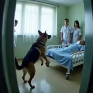 The doctors brought the dog to say goodbye to his owner, but then the smart animal suddenly started barking loudly and jumped onto the officer’s bed Everyone thought it was the end… until the dog did this. What happened after left the nurses speechless.😳👇 | Doctor Sood