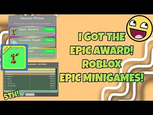 🏆#5 on Epic Minigames Season 2 Leaderboard! Epic Award Showcase + more!🏆