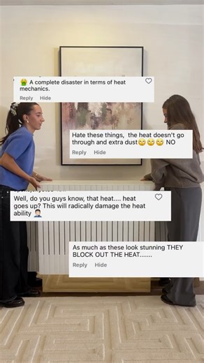 my-furniture.com on Instagram: "Worried that our radiator covers block heat?? 🤷🏼‍♀️ We are here with the facts… Our radiator covers do not block heat! Heat travels effectively through the gaps in the cover to efficiently heat your room as normal. HOWEVER adding insulated foil behind your radiator can help to boost your radiator’s energy efficiency! - it helps to reflect heat back into the room - it reduces the amount of heat absorbed by the wall - improving overall efficiency 👍🏻 - warmer and