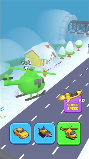 Vehicle Switch Gameplay 🎮 | Smooth & Satisfying Run #shorts