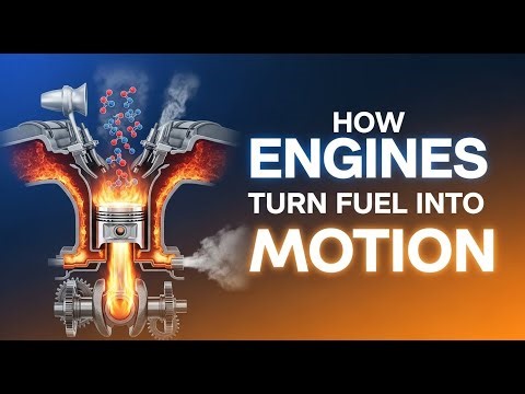 How Engines Turn Fuel into Motion (The 3-Step Trick)