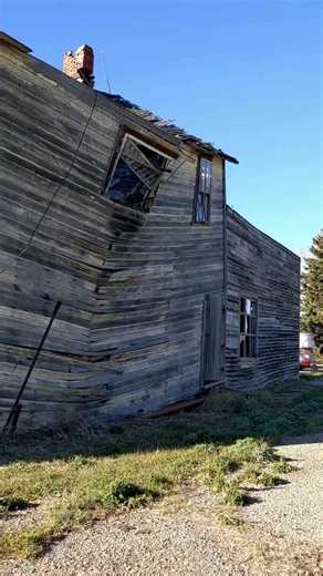 This decaying business in the ghost town of Candiac, Saskatchewan finally collapsed in 2025. After decades of being abandoned it had a slow collapse where the building structure finally failed. We walk around the old store showing the inside full of shelves, items and details from the past. | Prairie Past