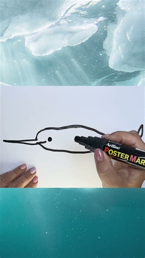 How to Draw a Narwhal (Step-by-Step) | New Lesson #drawandsing #narwhal #drawingforkids #howtodraw