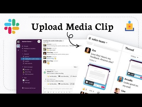 How to send video in Slack (Media Sharing)