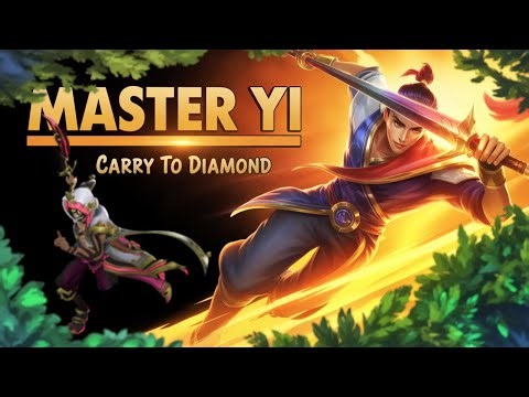 FULL FOCUS 🔥 Master Yi Jungle Carry to Diamond