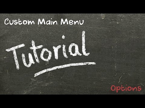 Tutorial Series - Minecraft - Custom Main Menu - Options