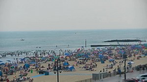 Belmar, NJ - #Livelook watch here: https://njbeachcams.com/central-new-jersey/belmar-beach-cam-and-surf-report #webcam #njbeachcams | NJ Beach Cams