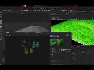 C4D 2024 Tutorial 16: Simple Leaf Part 2: Opacity and Backlit Materials in Redshift