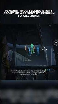 Penguin thug telling story about he was sent by penguin to kill joker | Batman: Arkham City