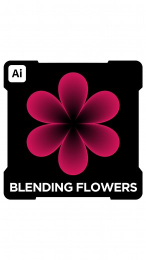 5.8K views · 104 reactions | Blossom in Design: Master the Art of Blending Flowers with Illustrator | Graphic Station | Facebook