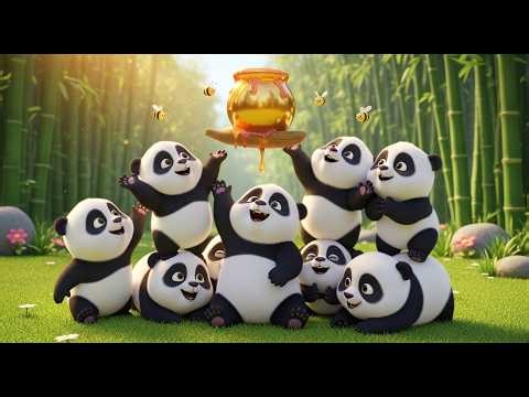 Ten Little Pandas – The Honey Challenge! | Fun Counting Adventure for Kids 🐼🍯✨