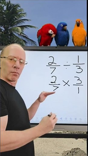 Dividing Fractions… With a Beat! ➗🎶 #mathshorts