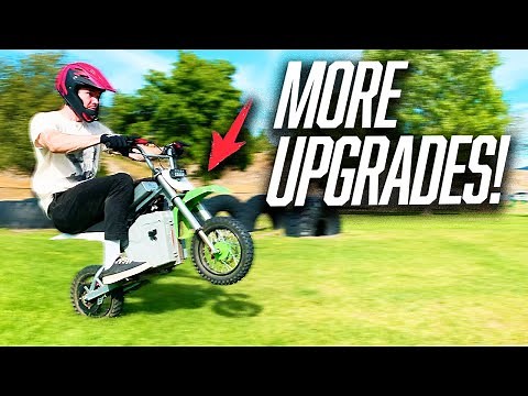 72v RAZOR sx500 gets more mods and upgrades! || Razor electric pit bike build