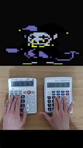 The World Revolving (DELTARUNE) Calculator Cover #shorts