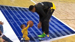 128K views · 450 reactions | There's nothing like a court-side cuddle for these NBA dads.  | Humankind | Facebook