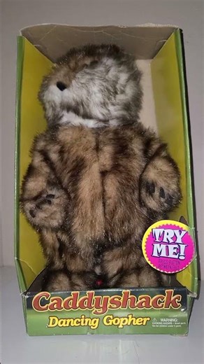 Gemmy 2000 caddyshack dancing gopher #gemmy #pleasesupport #fishing #nostalgia #2000s #toy