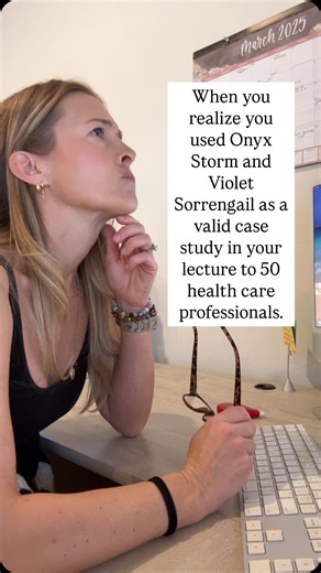 Jessica Valant, MSPT | Thanks to @rebeccayarros for creating a fierce character with hypermobility so I could use an easily understood example in my The... | Instagram