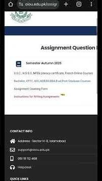 Aiou BA Assignment Question papers Autumn 2025 | How to Download Aiou Question papers