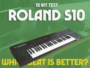 Vintage sampler Roland S-10 (12 bit test) | 1 or 2?