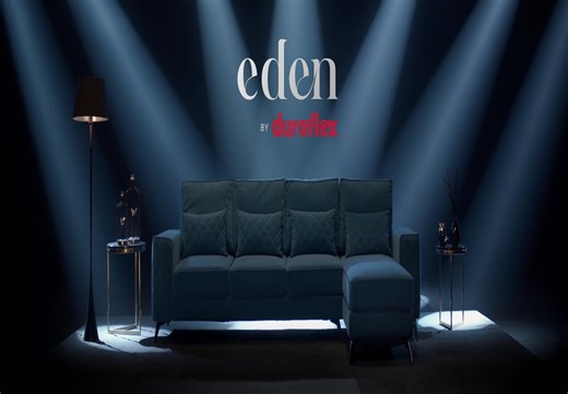 Elegance and Comfort—If these are two things you want in a sofa then look further! Presenting Eden by Duroflex. A spacious sofa coupled with premium Easy 2 Clean™️ fabric. Eden just makes you sink into its luxurious comfort and it’s durability adds to its functionality and style. #GreatSleepGreatHealth #Comfort #LuxuryDecor #Sofa #PremiumSofa | Duroflex