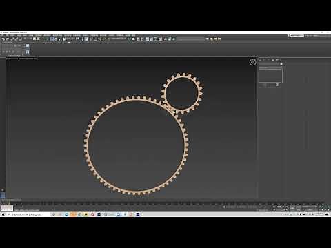 3D MAXs 톱니바퀴만들기