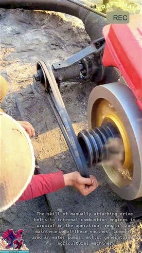 How to Install Engine Drive Belt Manually #shorts #viral #tools #creative #video