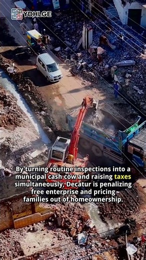 Tax Hikes and Construction Tolls: How Decatur Bureaucrats Ar #Shorts