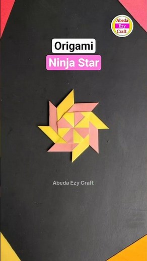 Paper Ninja Star | How to make a paper Transforming Ninja Star | Origami Ninja Star