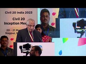 Vijay K Nambiar Address | Inaugural Session | C20 Inception Conference