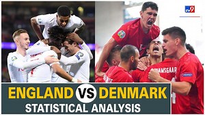 ENGLAND VS DENMARK: STATISTICAL ANALYSIS Gareth Southgate’s men will take on Denmark at the Wembley Stadium on Wednesday in the second semi-final of the Uefa Euro 2020 Champions. Can they defeat the underdogs to get closer to the title? #Euro2020 #England #Denmark #WembleyStadium #HarryKane #GarethSouthgate Watch the video on YouTube https://youtu.be/fOmmteZ23GE | NEWS9