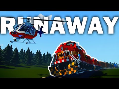 STOPPING A Runaway TRAIN! | Stormworks: Build and Rescue | Multiplayer