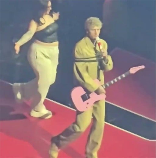 Machine Gun Kelly Fan Triumphantly Falls Through Floor