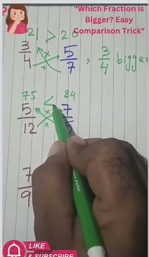 Which Fraction is Bigger? Easy Comparison Trick