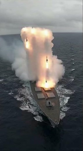 What Happens When A Warship Fires All Its Missiles At Once?
