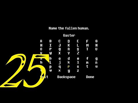 Name Easter Eggs | Undertale 100% Walkthrough "25/25" (No Commentary)