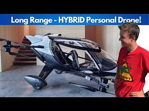 Finally - a Hybrid TWO-SEAT Drone with 2hr Range. Take-off from Home