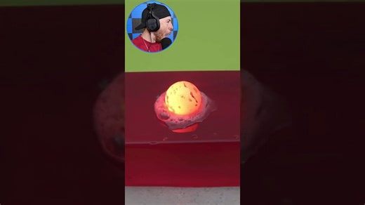 What happens when a 10,000-degree ball touches jelly