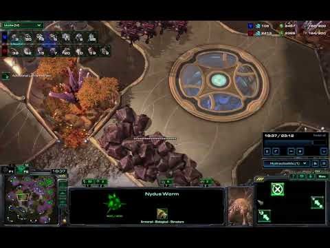 SC 2 Zerg vs Terran Ranked 1v1 (MMM Tank)
