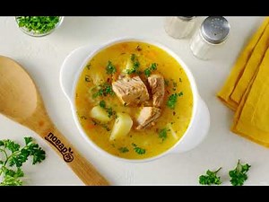 Canned salmon soup. Recipes