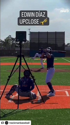 Portable TrackMan B1 at Mets Spring Training